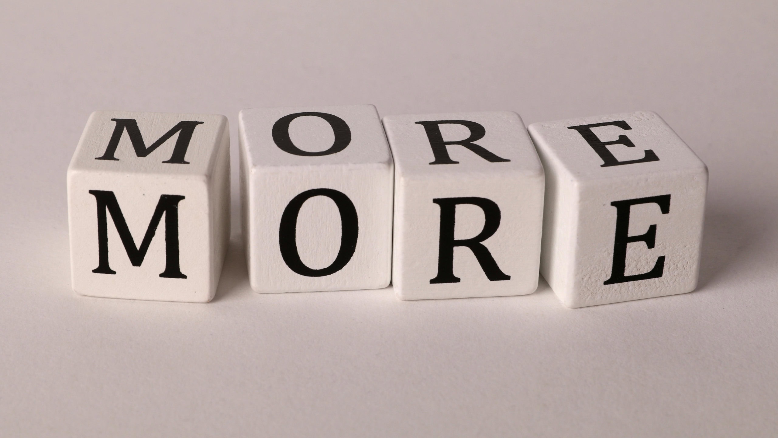 More is not better